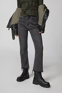 Daze Denim Shy Girl High-Waisted Cropped Flare Jean