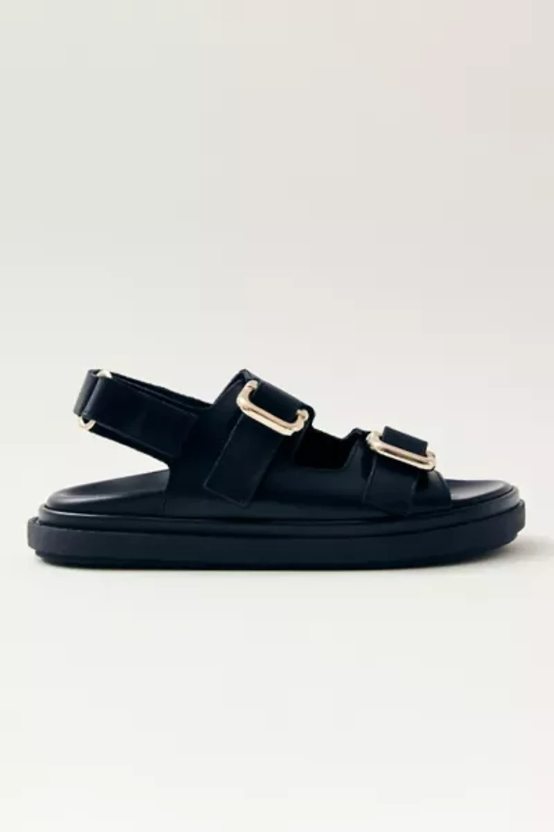 ALOHAS Harper Leather Slingback Buckled Sandal