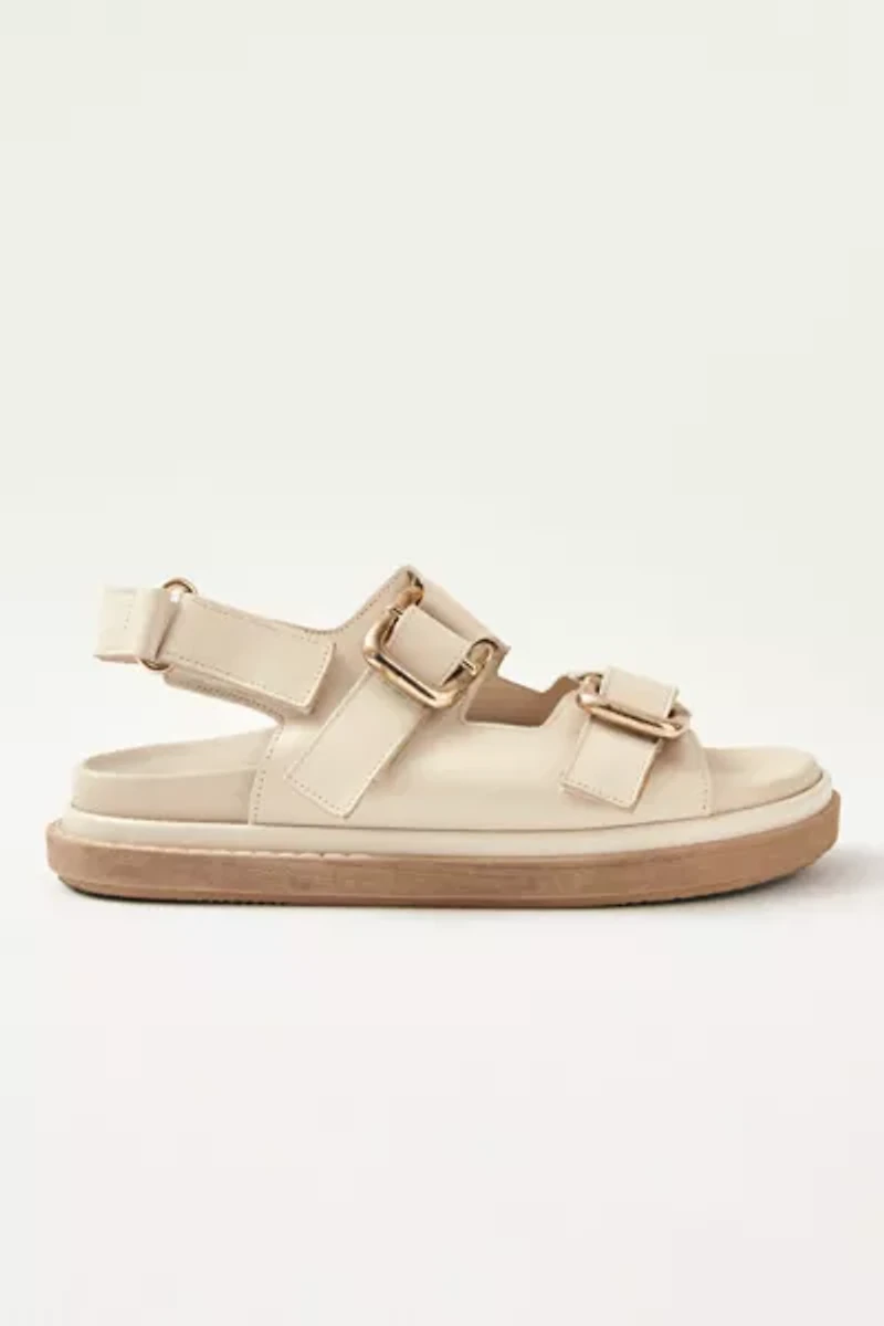 ALOHAS Harper Leather Slingback Buckled Sandal