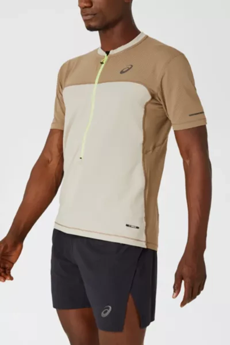 ASICS  Fujitrail Performance Zip Up T Shirt