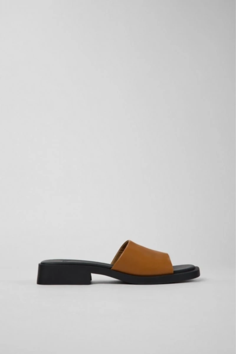 Camper Dana Lightweight Leather Heeled Sandals