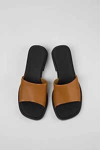Camper Dana Lightweight Leather Heeled Sandals
