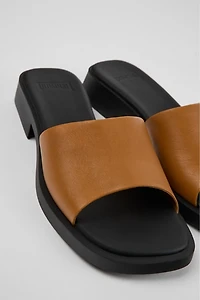 Camper Dana Lightweight Leather Heeled Sandals