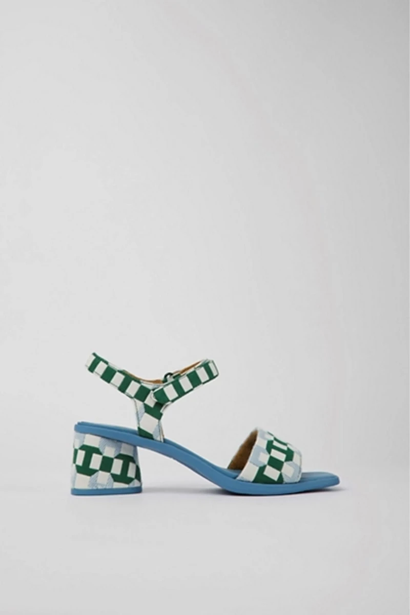Camper Kiara Pattern Heeled Sandals