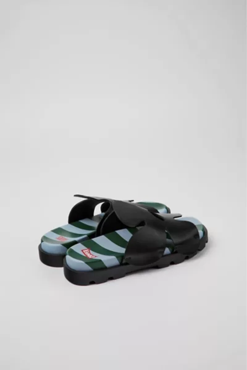 Camper Twins Lightweight Leather Flower Sandals