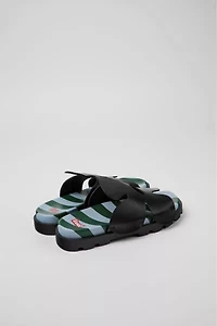 Camper Twins Lightweight Leather Flower Sandals