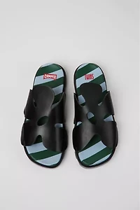 Camper Twins Lightweight Leather Flower Sandals