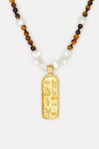 Deux Lions Jewelry Ula Tiger Eye Necklace