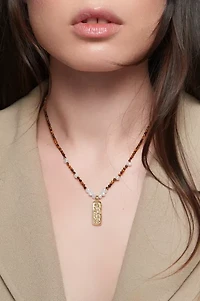 Deux Lions Jewelry Ula Tiger Eye Necklace