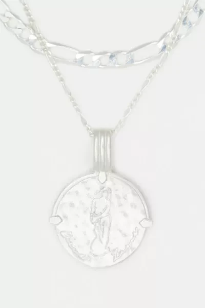 Deux Lions Jewelry Sterling Silver Sicilian Zodiac Layered Necklace