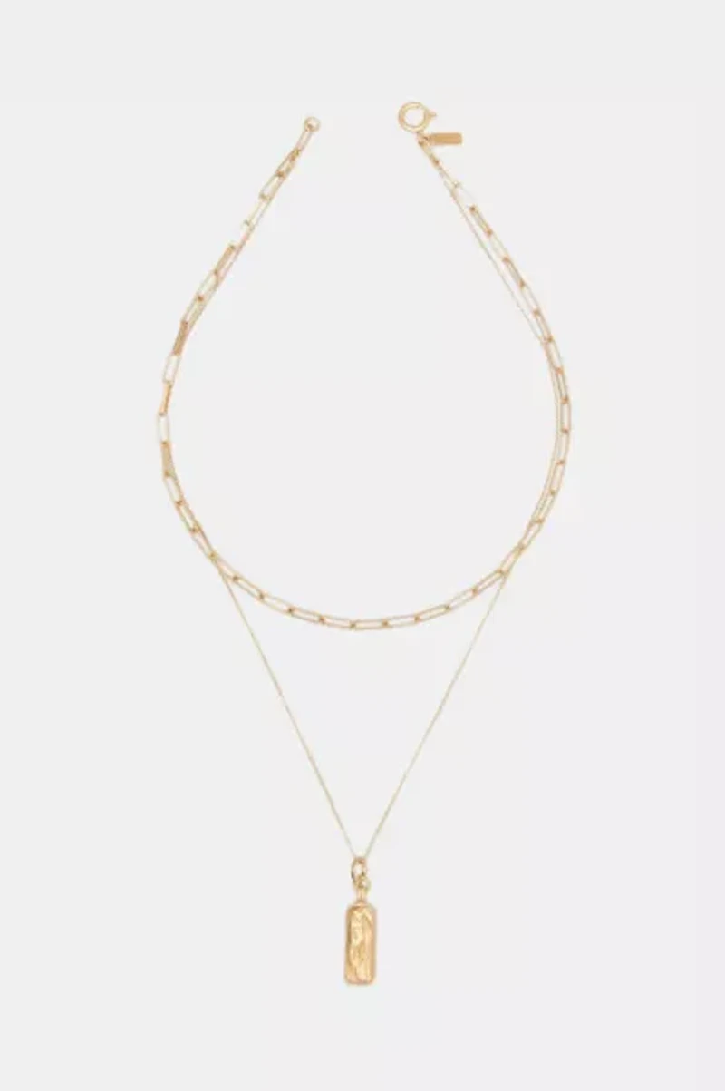 Deux Lions Jewelry Golden Coulee Layered Necklace