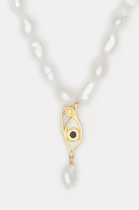 Deux Lions Jewelry Resin Ines Pearl Necklace