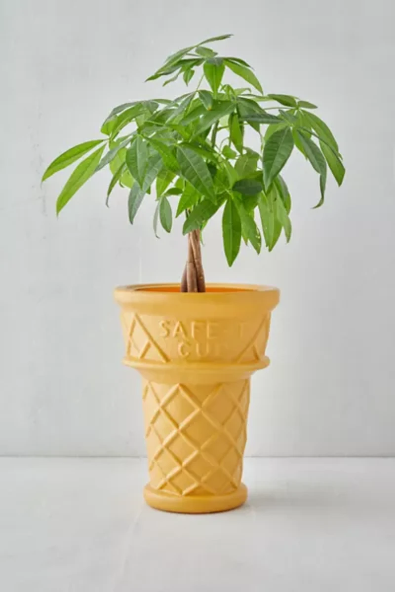 Third Drawer Down Giant Ice Cream Cone Planter