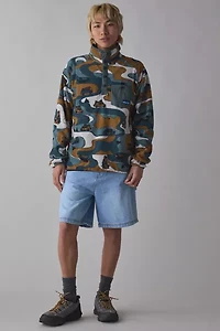 KAVU Teannaway Mock Neck High Pile Fleece Sweatshirt