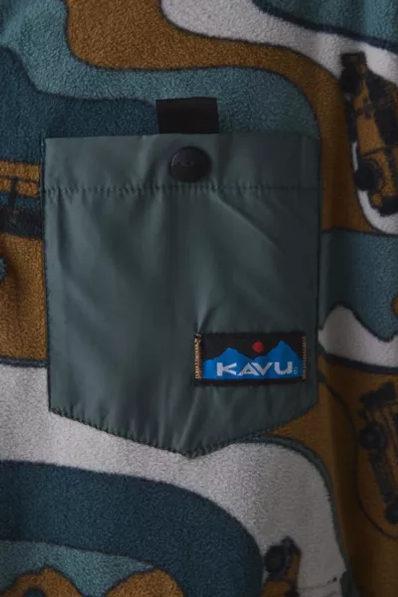 KAVU Teannaway Mock Neck High Pile Fleece Sweatshirt