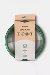 Wild One Stainless Steel Dog Bowl