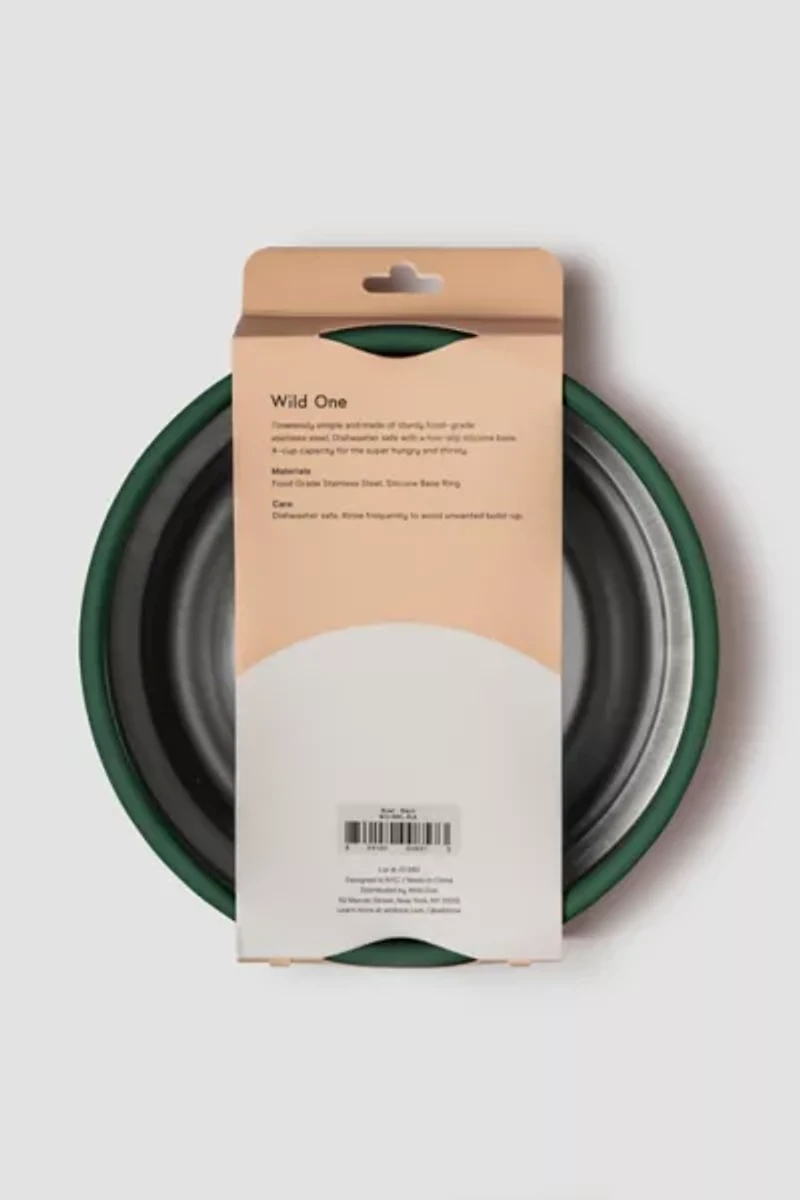 Wild One Stainless Steel Dog Bowl