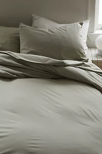 Breezy Cotton Percale Duvet Cover