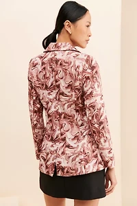 Rare London Swirl Print Blazer