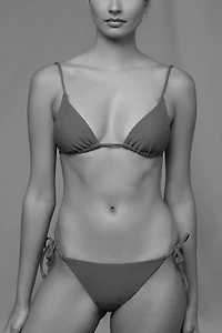 Onia Alexa Waffle String Bikini Top