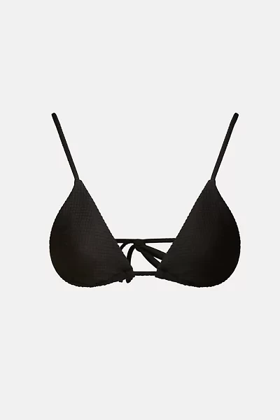 Onia Alexa Waffle String Bikini Top