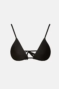 Onia Alexa Waffle String Bikini Top