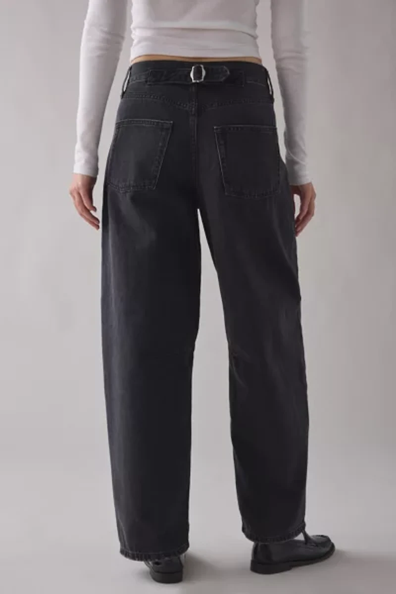 BDG Logan Buckle Baggy Barrel Jean