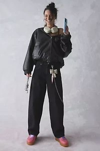 BDG Logan Buckle Baggy Barrel Jean