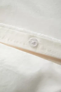 Breezy Cotton Percale Tassel Duvet Cover
