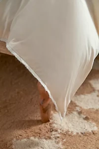 Breezy Cotton Percale Tassel Duvet Cover