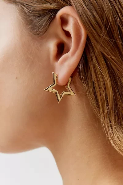 Star Hoop Earring