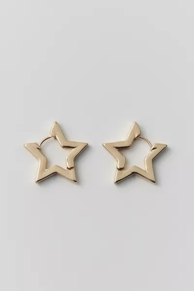 Star Hoop Earring