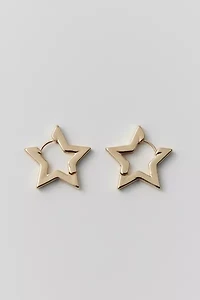 Star Hoop Earring