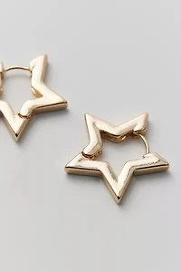 Star Hoop Earring
