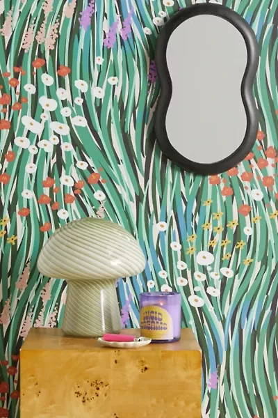 MSRYSTUDIO Windy Day Garden Removable Wallpaper