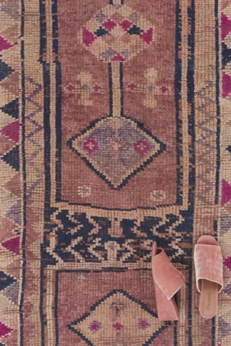 Canary Lane Vintage Runner Rug No. 1506