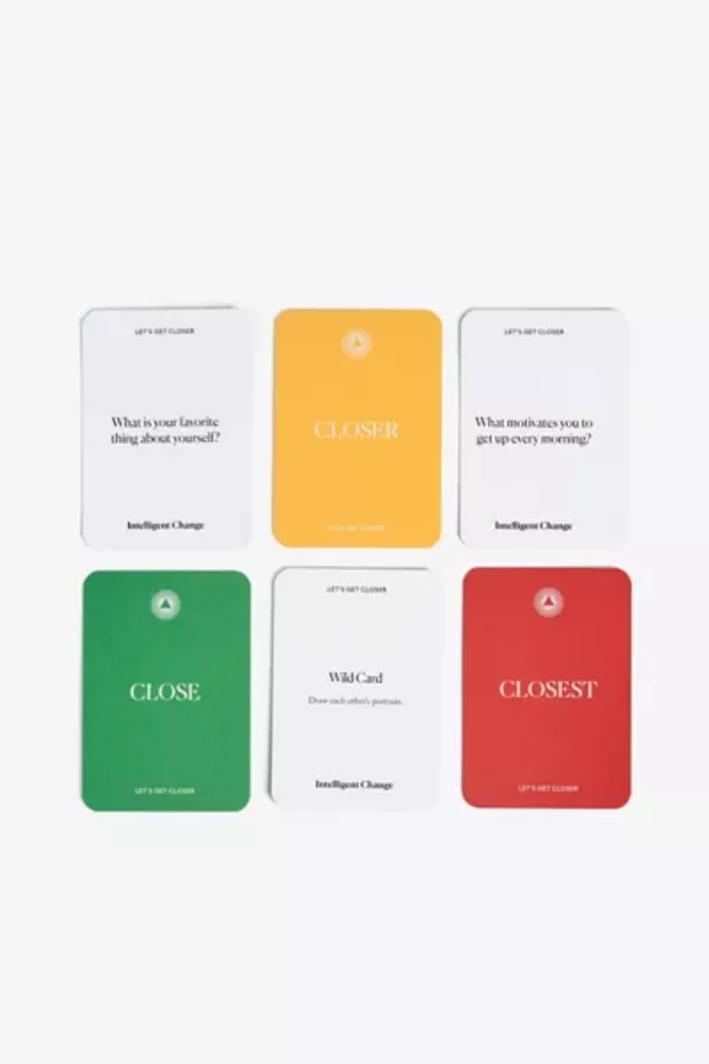 Let's Get Closer Card Game by Intelligent Change