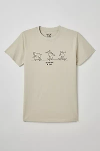 Peau De Loup X Skate Like A Girl UO Exclusive Breaking Binaries Tee