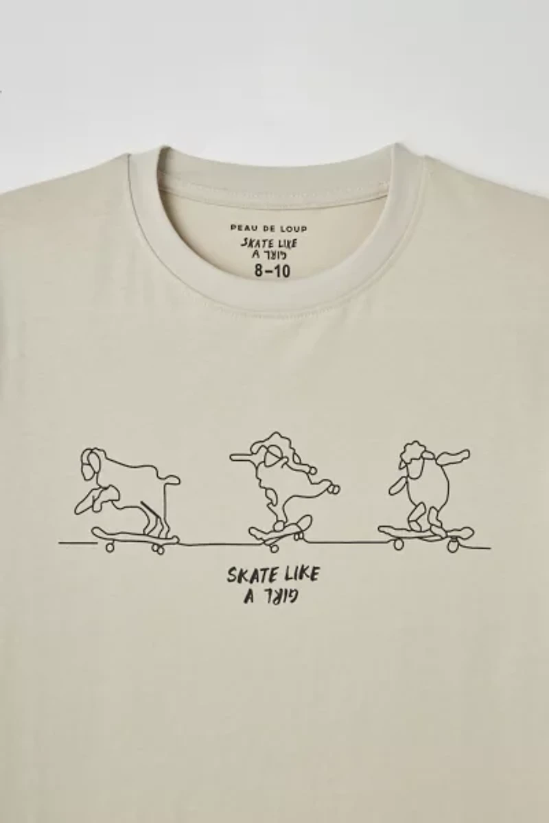 Peau De Loup X Skate Like A Girl UO Exclusive Breaking Binaries Tee