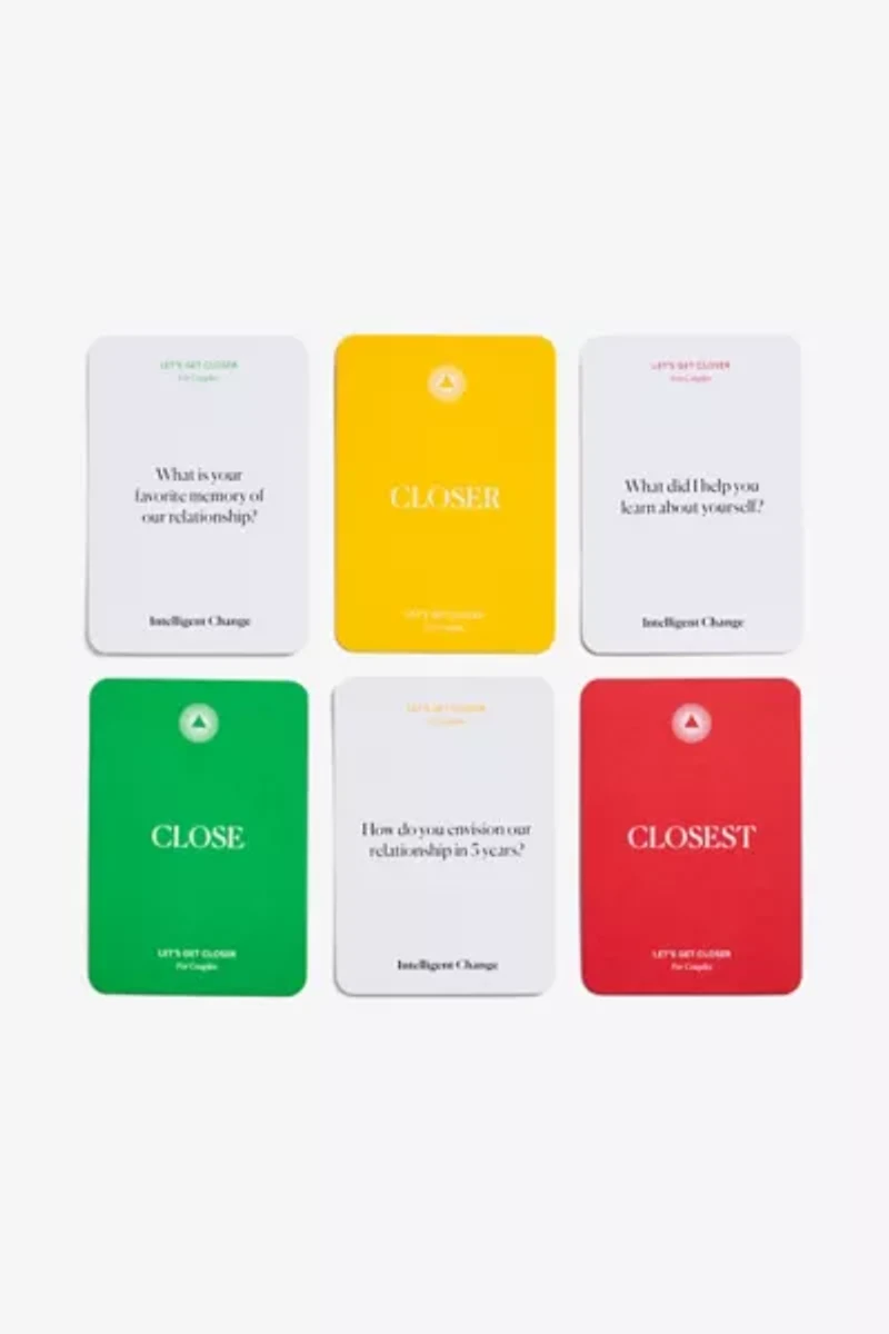 Let's Get Closer Card Game by Intelligent Change
