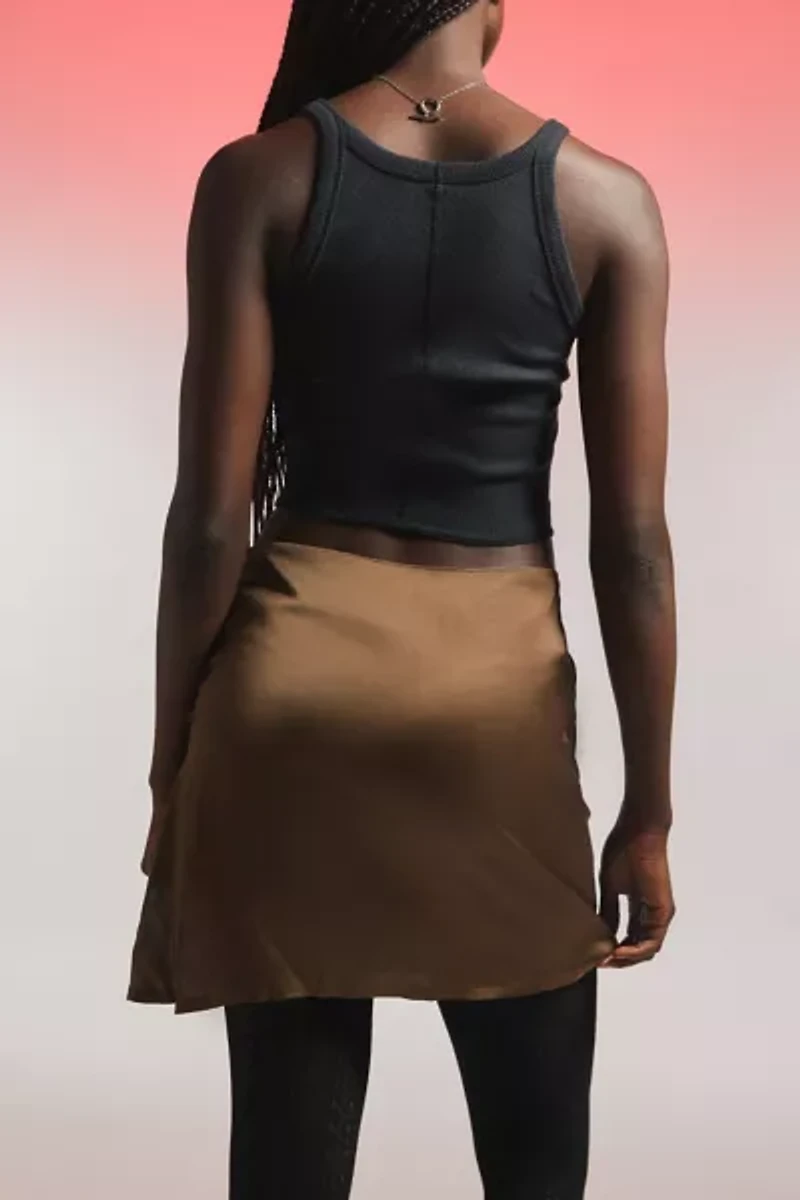 Honor The GIft Satin Mini Skirt