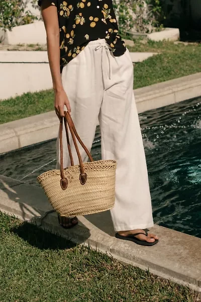 Whimsy + Row Kira Linen Drawstring Pant