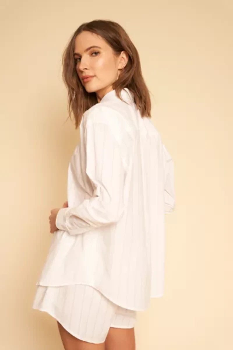 Whimsy + Row Organic Cotton Button-Down Shirt