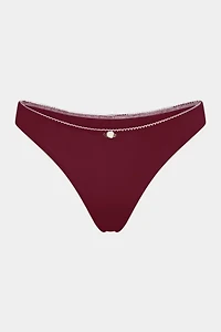 RAT BOI Low Rise Lace Trim Thong