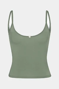 RAT BOI Scoop Back Lace Trim Cami