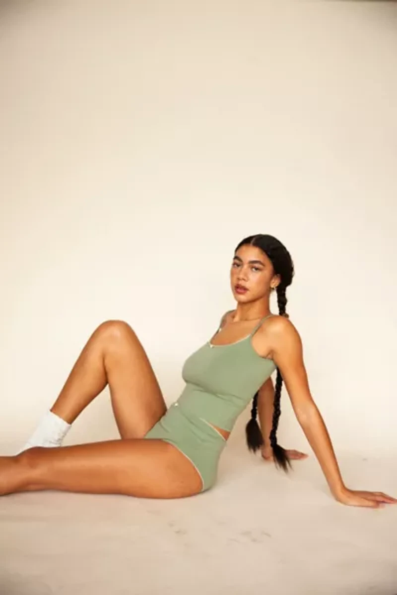 RAT BOI Scoop Back Lace Trim Cami