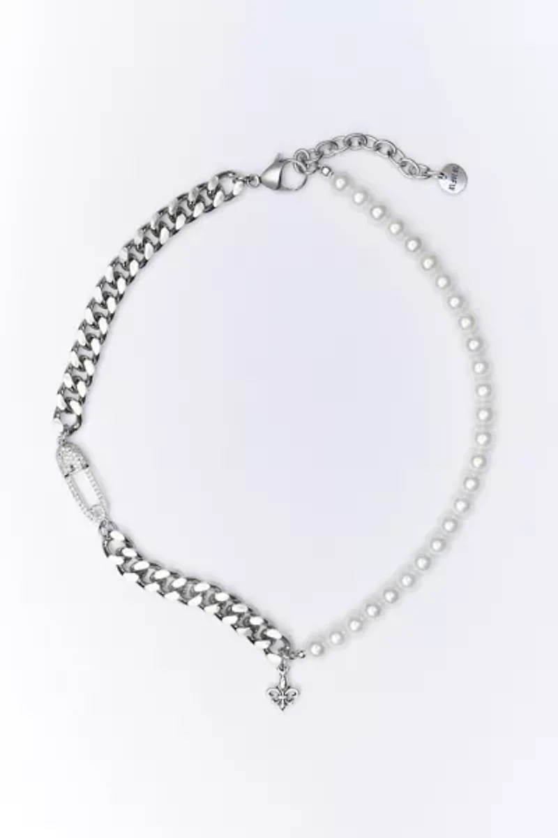 RIMOR Dimidium Pearly Chain Choker Necklace