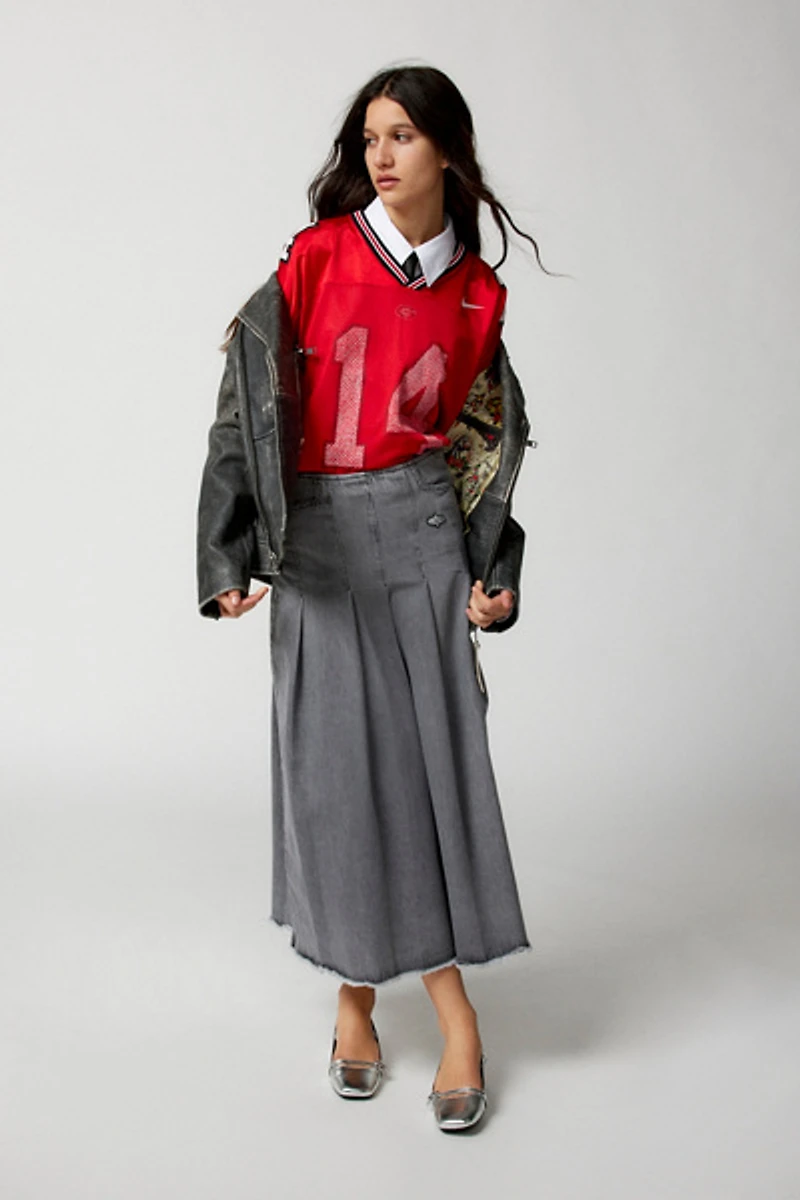 Basic Pleasure Mode Angelica Denim Maxi Skirt