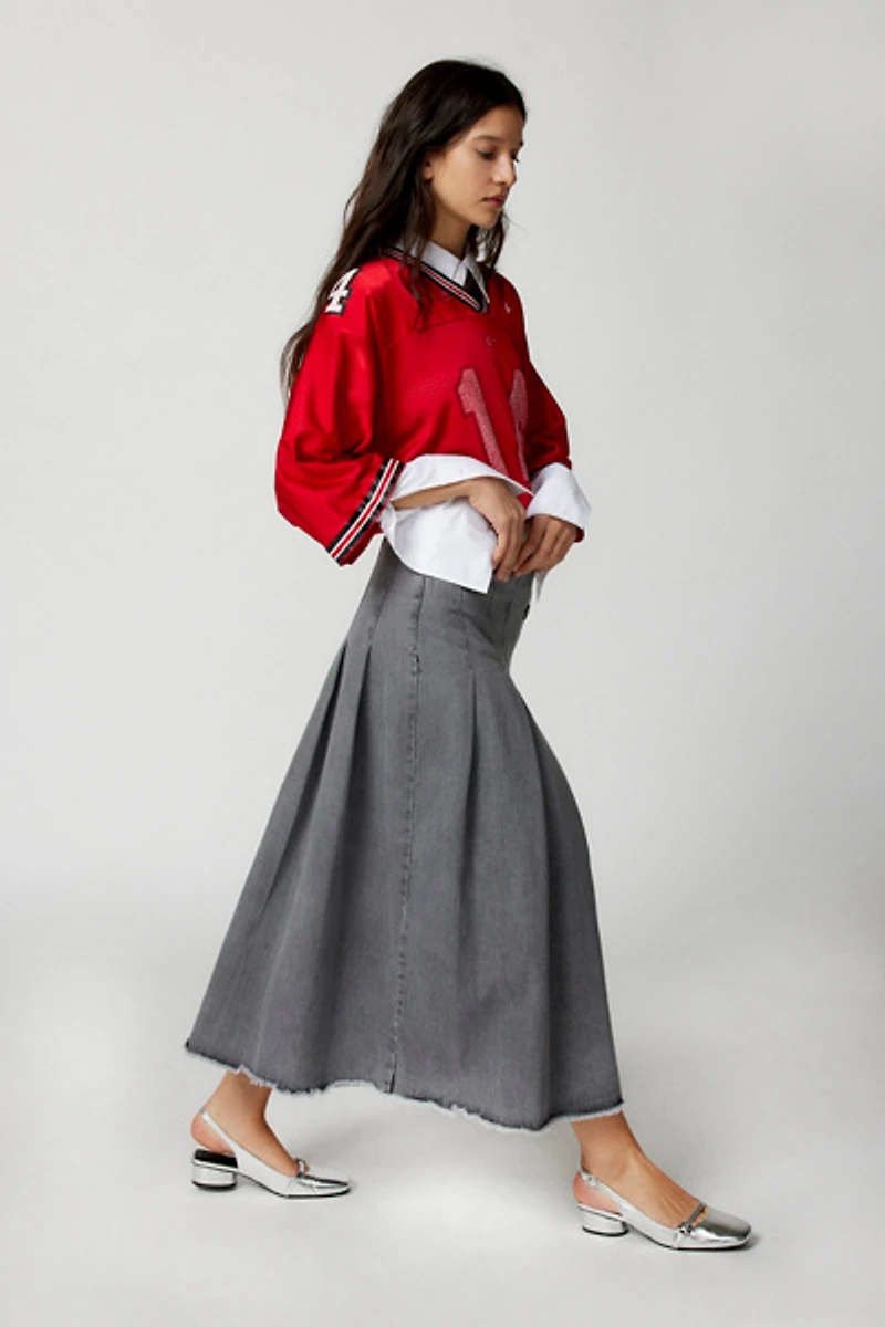 Basic Pleasure Mode Angelica Denim Maxi Skirt