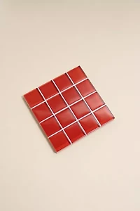 Subtle Art Studios Solid Glass Tile Coaster